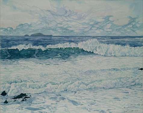 Brakkin Sea by Joyce Wark