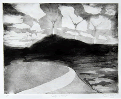 Richard Rowland etching. Sacrafice or redemption