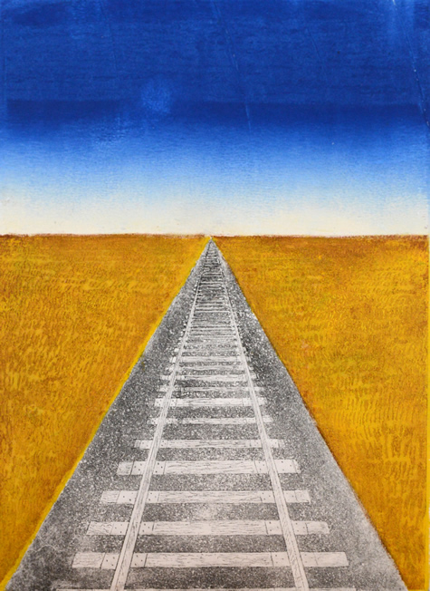 Monoprint by Richard Rowland
