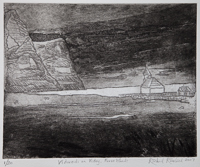 Vidareidi on Vidoy etching aquatint, by Richard Rowland