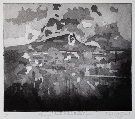 Mt Sainte-Victoire from from Les Lauves print by Richard Rowland