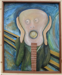 Mike McDonnell. Mixed media construction.