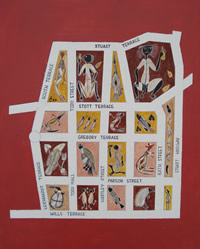 Mike McDonnell. Mixed media construction.